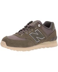 New Balance 574, Baskets , Multicolore (Military Foliage Green), 42 EU