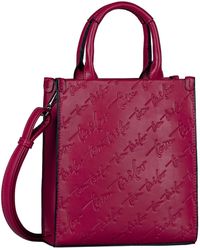Tom Tailor - Denice Shopper Umhängetasche Reißverschluss Klein Rot - Lyst