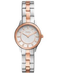 Fossil - Analogue Quartz Watch With Stainless Steel Strap Bq3915 - Lyst