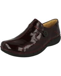 clarks un loop burgundy