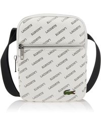 Lacoste - Lcst Logo Small Flat Crossover Bag - Lyst