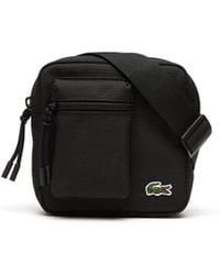 Lacoste - Shoulder Strap Bag Neocroc Black - Lyst