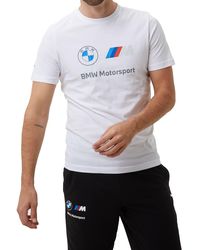 PUMA - Bmw M Motorsport Essentials Logo Tee T Shirt - Lyst