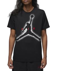 Nike - Air Jordan Large Graphic T-shirt S Black Dv8420-010 - Lyst