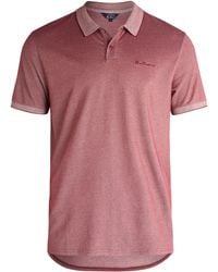 Ben Sherman - Classic Fit 2-button Short Sleeve Shirt - Casual Stretch Birdseye Polo For - Lyst