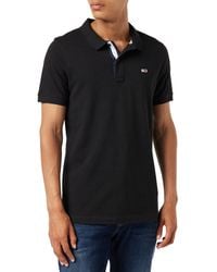 Tommy Hilfiger - Tommy Jeans Tjm Slim Placket Polo S/s Polos - Lyst