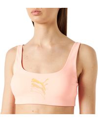 PUMA - Swimwear Scoop Neck Top Haut de Bikini - Lyst