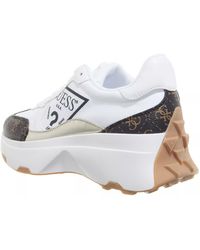 Guess - Bianco Flpcb5 Fal12.whibr Trainers - Lyst