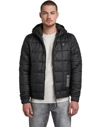 G-Star RAW - Meefic Squared Quilted Hooded Jacket - Lyst
