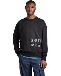 G-Star RAW - Multi Graphic Oversized Sweatshirt - Lyst