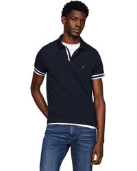 Tommy Hilfiger - Monotype Cuff Slim Fit Polo S/s - Lyst