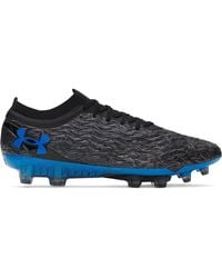 Under Armour - Scarpe Da Calcio Magnetico Elite 5 Fg Da Uomo Titan Grigio Blu Atlantis - Lyst