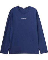 Benetton - T-Shirt M/L 30964M017 Pyjamaoberteil - Lyst