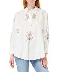 French Connection - Embroidered Rhodes Popover Button Down Shirt - Lyst