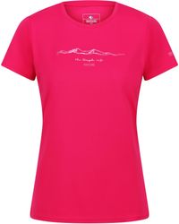 Regatta - Ladies Fingal Vii T-shirt Pink Potion 10 - Lyst