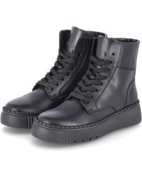 Gabor - 73.541.27 Schnürstiefel Glattleder in schwarz - Gr. 40,5 - Lyst