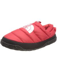 The North Face - Nuptse II Hausschuh RED/Black 39 - Lyst