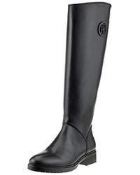 Botas de caña alta Tommy Hilfiger de mujer: hasta el 50 % de descuento |  Lyst