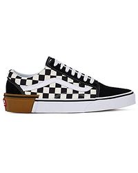 vans old skool checkerboard weiß