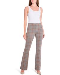 NIC+ZOE - Nic+zoe 31" Sketched Plaid Bootcut Pant - Lyst