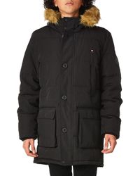 Tommy Hilfiger - Arctic Cloth Full Length Quilted Snorkel Jacket (regular And Big And Tall Sizes) - Lyst