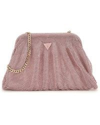 Guess - Zalina Frame Clutch Bellarose - Lyst