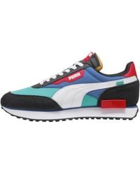 PUMA - Future Rider Low Leather Trainers - Lyst