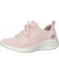Skechers - Ultra Flex 3.0 Big Plan Sneaker,rose Knit Trim - Lyst