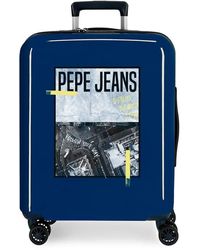 Heren Tassen voor voor Reistassen en koffers voor Pepe Jeans Nolan Kofferset in het Blauw voor heren 