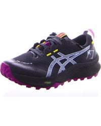 Asics - Gel Trabuco 12 Gtx S Trail Running Shoes Road Black/berry 6 - Lyst