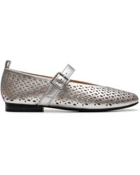 Clarks - Fawna Jane Silver Metallic - Lyst
