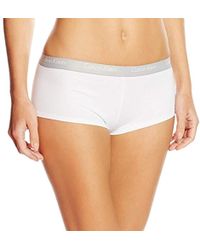 Calvin Klein Shorty Braguita, (Blanco 100), 36 para Mujer