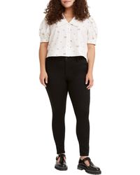 Levi's - 720 High Rise Super Skinny Jeans Black Celestial - Lyst