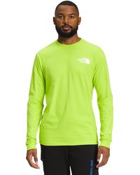 The North Face - S' Long Sleeve Box Nse Tee - Lyst
