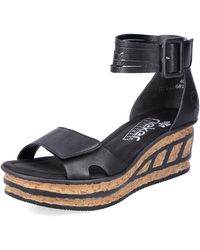 Damen-Sandalen mit Keilabsatz von Rieker | Online-Schlussverkauf – Bis zu  37% Rabatt | Lyst DE