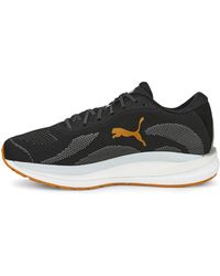 PUMA - Mens Magnify Nitro Knit Running Sneakers Shoes - Blue, Black, 11.5 - Lyst