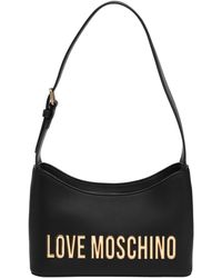 Love Moschino - Borsa hobo donna black - Lyst