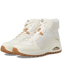 Skechers - Uno Rugged Fall Mode High Top Trainers Beige - Lyst