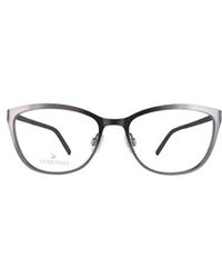 Schwarz 56 Donna Swarovski Frame Sk4110 081-56-16-140 Montature Nero