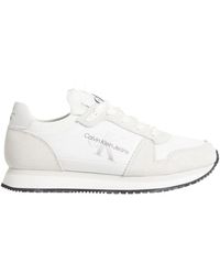 Calvin Klein - Jeans Runner Sneaker Sock Laceup Nylon-Leather Sportschuhe - Lyst