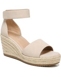 Naturalizer - Soul S Oakley Ankle Strap Wedge Heel Sandal Porcelain Smooth 6 M - Lyst