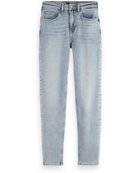 Scotch & Soda - Core High Five Super Stretch Slim Jeans-takedown Blue - Lyst