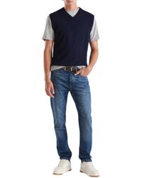 Benetton - T-Shirt V-Ausschnitt S/M 1002U400L Weste - Lyst