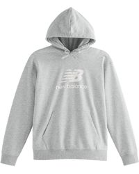 New Balance - Nb Essentials Stacked Logo Po Hoodie - Lyst