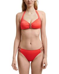 ESPRIT Women's Sarasa Beach Nyrunderwire High Apex Bikini Top 