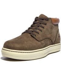 Timberland Leather Cross Mark Plain Toe Oxford Shoes in Gray for Men | Lyst