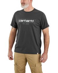 Carhartt - Big & Tall Force Relaxed Fit Midweight Short-sleeve Logo Graphic T-shirt - Lyst