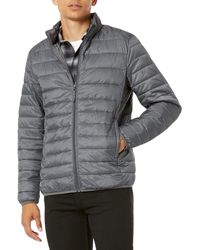 Amazon Essentials Lightweight Water-resistant Packable Puffer Jacket in  Marble (Blue) for Men - Save 21% - Lyst