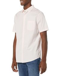 Amazon Essentials - Short-sleeve Stretch Poplin Shirt - Lyst
