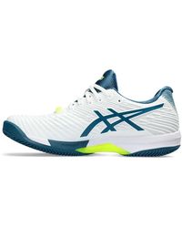 Asics - Solution Speed Ff 2 Clay Uomo Tennis Shoes White Blue - Lyst